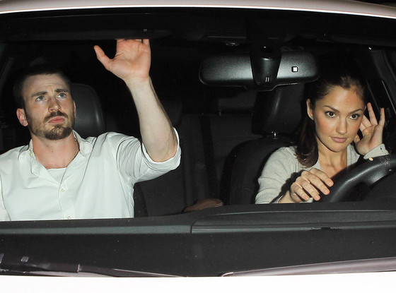 Chris Evans, Minka Kelly Chris Evans, Minka Kelly